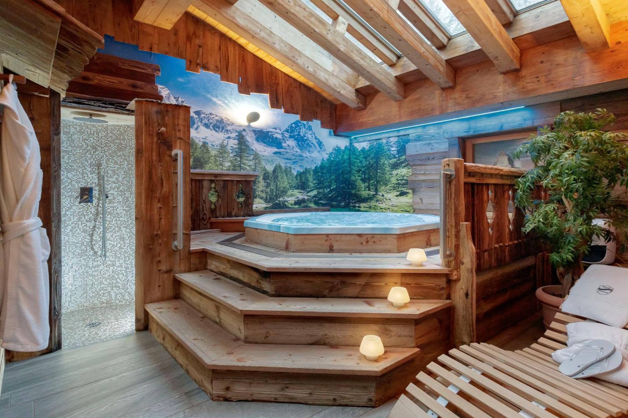 Chalet Matterhorn Francois - Central Ski Chalet With Spa And Breakfast, 100Mt Lift เบรยล์-แชร์วิเนีย ภายนอก รูปภาพ